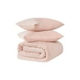 thumbnail image 6 of Brooklyn Loom Oversized Marshmallow Plush 100% Microfiber Polyester Blush 3-Piece Queen Comforter Set, Solid Casual themed, Adult Bedding, OEKO-TEX Certified, 6 of 10