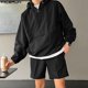 thumbnail image 5 of INCERUN 2024 Conjuntos de estilo coreano Moda para hombre Sudadera con capucha Pantalones cortos Ropa de calle informal Sudadera con capucha para hombre Conjuntos de dos piezas S-5XL, 5 of 5
