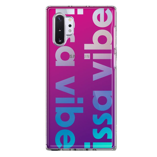 Pour Samsung Galaxy Note 10 Citation Drôle Violette Claire Design Issa Vibe, iPhone 12