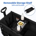 thumbnail image 2 of Tripland Wagon Stroller for 2 Kids,Baby Stroller Wagon with Storage Shelf,Push & Pull Handle,Black, 2 of 11