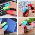 thumbnail image 5 of Finger Protector Hot Glue Gun Finger Tips Silicone Finger Guards,3 Sizes,5-Pack, 5 of 12