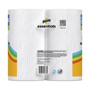 Bounty Essentials Paper Towels Select-A-Size, 2 Triple Rolls, White, 162 Sheets Per Roll