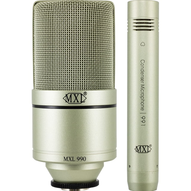 Paquete de micrófono de condensador MXL 990/991 para grabación en estudio