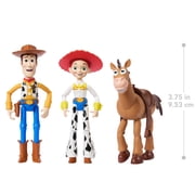 Disney and Pixar Storytellers Toy Story Pack of Woody, Jessie & Bullseye Posable Action Figures
