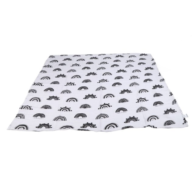Toalla de Baño para Recién Nacidos ANGGREK Manta Envolvente de Algodón Puro 120 x 110 cm