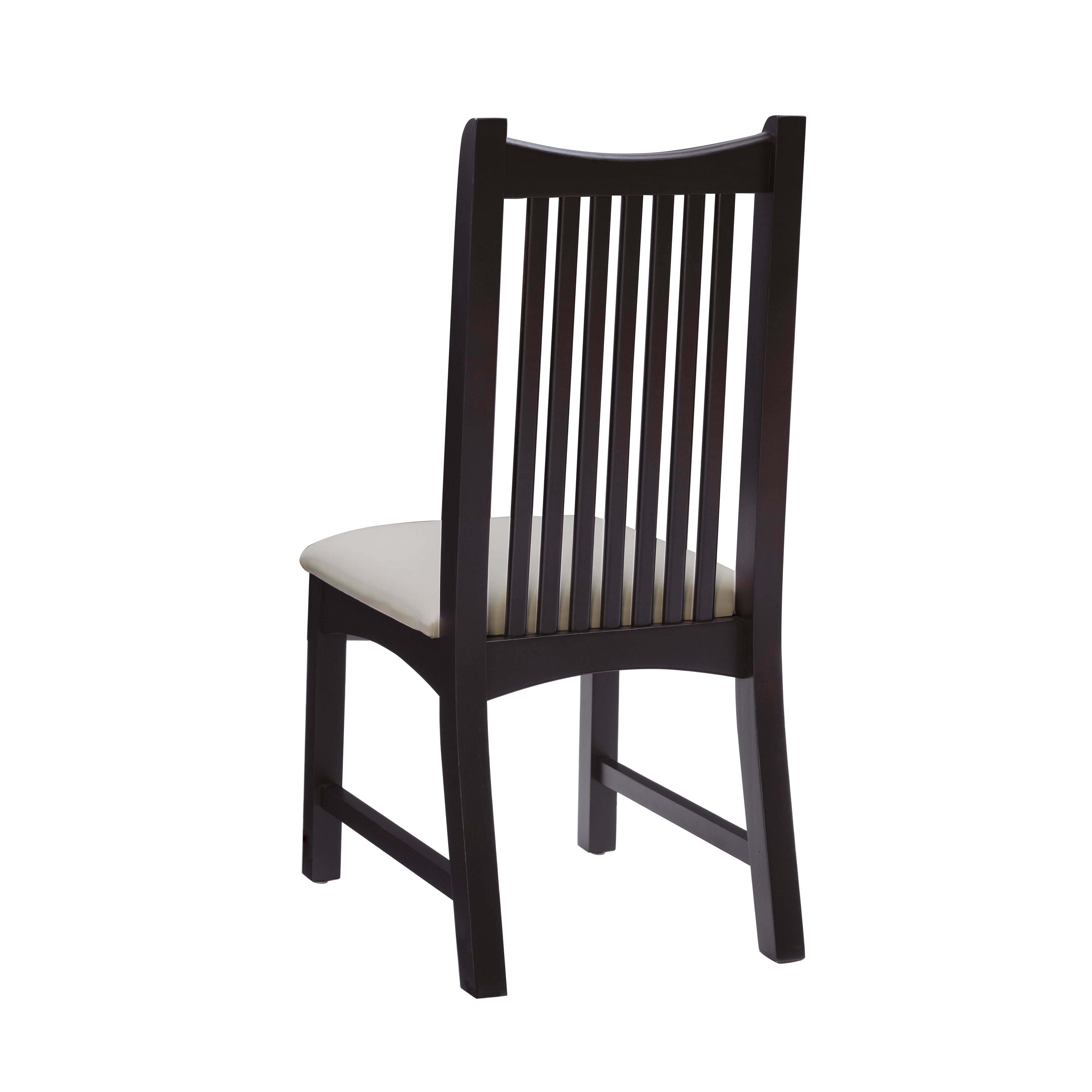 Linon Stanton Dining Chair, Set of 2, Black/Silver