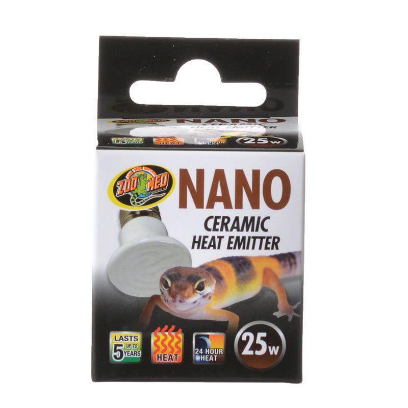 25 Watt Zoo Med Nano Ceramic Heat Emitter 2 Pack 