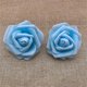 thumbnail image 1 of 100 cabezas de rosas artificiales de 7 cm DIY real touch 3D pe cabeza de espuma, 1 of 5