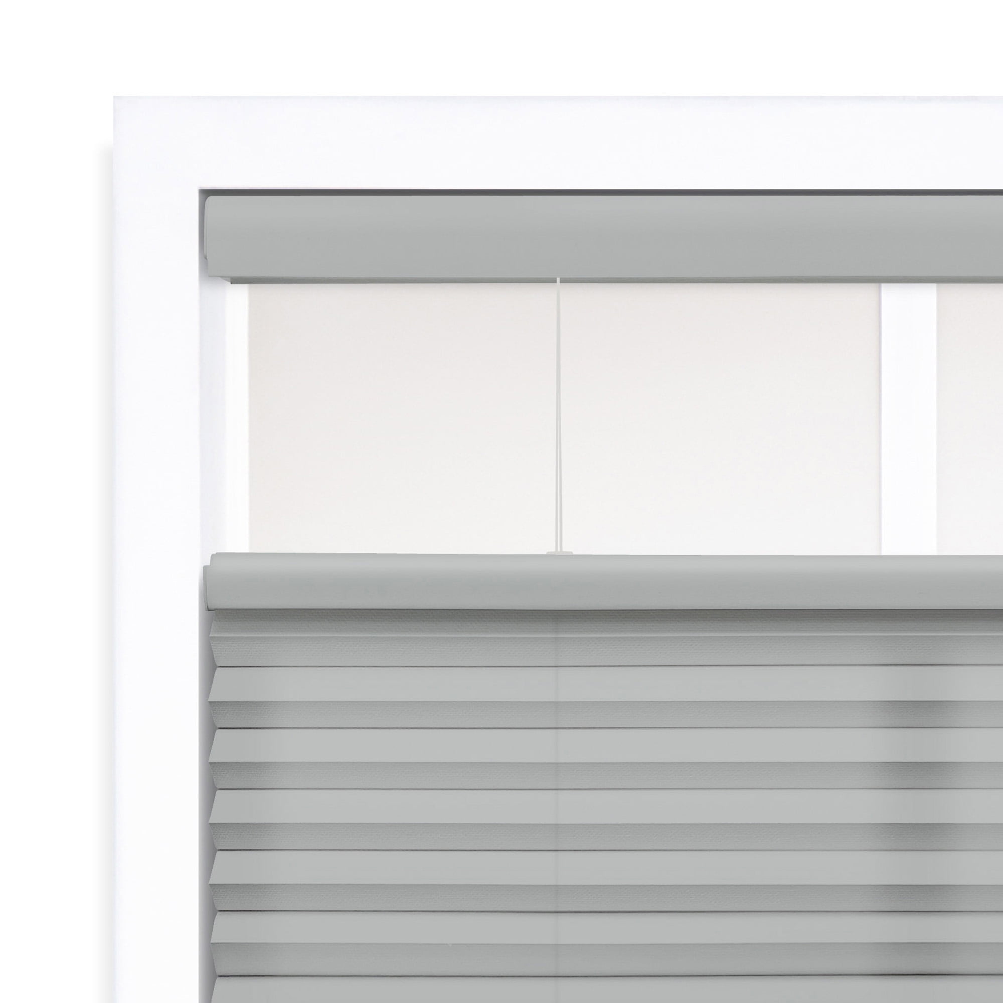 Regal Living Top Down Bottom Up Light Filtering Cordless Cellular Shade, Anchor Gray - 68.5" W x 64" L