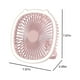 thumbnail image 3 of Ventilador de Techo Pequeño Recargable Por Usb, Portátil, Regulable, para Exteriores E Interiores, para Colgar, de Escritorio, de Noche, Multifunción, 3 of 6
