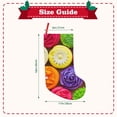 thumbnail image 3 of Sikiie Brightly Colored Cupcakes Christmas Stockings,18 Inches Christmas Stockings Xmas Hanging Stockings for Family Christmas Decorations & Gifts, 3 of 7