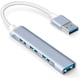 thumbnail image 1 of Divisor de puerto de concentrador USB: expansor de puerto USB - Hub USB 3.0 USB Dongle multipuerto para PC portátil   (4 puertos), 1 of 7