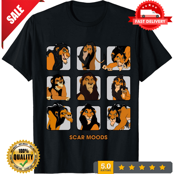 Scar The Lion King Funny Scar T-shirt Gift Hoodie T shirt Men Women Unisex, LIMITED EDITION-TH62640