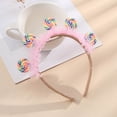thumbnail image 4 of Bandeau de Cheveux Bonbon pour Filles Thème Ludique Accessoire Élastique Réglable pour Rue Décontractée, 4 of 4