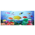 thumbnail image 2 of Safe High Transparency Aquarium Decorative Sticker, PVC Sticker Aquarium Background Sticker, Colorful Pattern Ish  For Aquarium 61x30cm,61x41cm,91x50cm,122x50cm, 2 of 8