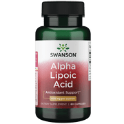 Swanson Dietary Supplements Alpha Lipoic Acid 600 mg Capsule 60ct