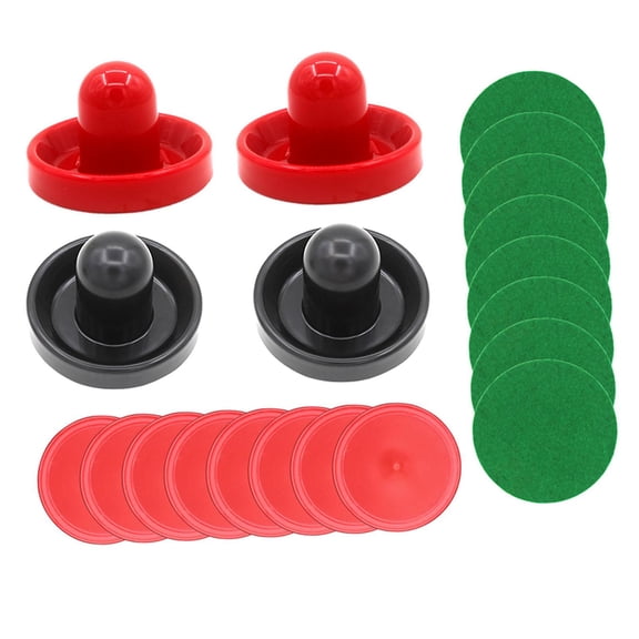 Fzaqwen 1 Set Mini Air Hockey Pushers and Air Hockey Puck Door Handles Pushers 96mm Felt Style C