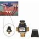 thumbnail image 4 of 3-way DN20 male thread brass solar water heater thermostatic mixing valve, thermostatic mixing valve, 4 of 4