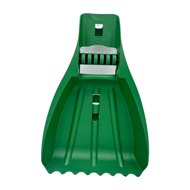 Rastrillo de mano ergonómico portátil con pala para hojas grandes 1 pieza