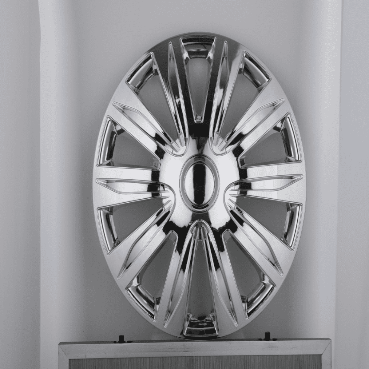 14" Silver Hubcaps/Wheel Covers for Most Cars,Set of 4 Snap on Car Truck SUV Hub Cap,ABS Material