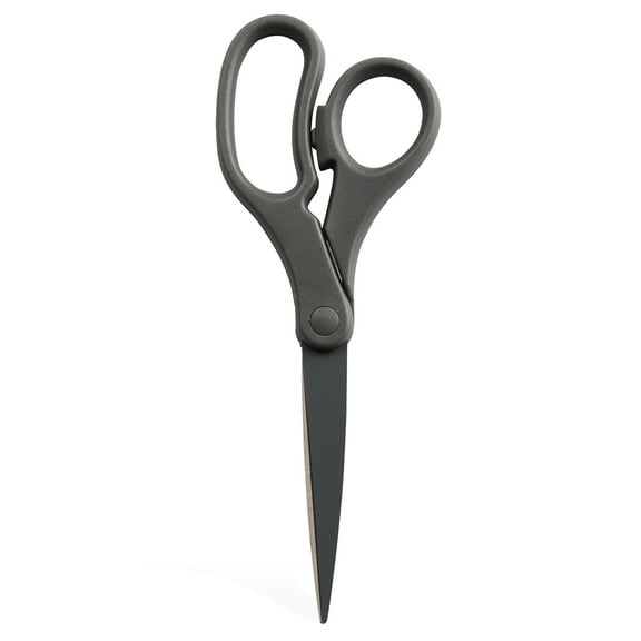 JAM Paper Multi-Purpose Precision Scissors, Grey, 8 inch, 1/Pack