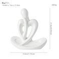 thumbnail image 5 of Creative figuresThinkers Statues Abstract Ceramic Decorations Living Room Tabletops Wine Cabinets Home Decor Office Bookshelf Desktop Crafts Gifts Knick-Knacks, 5 of 5