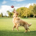 thumbnail image 4 of 4 pelotas de rugby para morder, juguetes para la dentición, juguete masticable con chirriador., 4 of 5