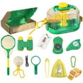 thumbnail image 2 of Caja de recolección de insectos para niños para explorar al aire libre | Kit de observación científica con lupa, red para mariposas, pinzas y tijeras | Herramienta portátil para atrapar insecto, 2 of 5