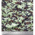 thumbnail image 1 of Soimoi Cotton Voile Fabric Two Tone With White Camouflage Printed Craft Fabric by the Yard 42 Inch Wide, 1 of 1