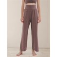 thumbnail image 4 of Pantalones de Yoga de Pierna para Mujer, Holgados y Cómodos, de Cintura Alta, con Bolsillos. Carmín S, 4 of 10