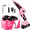 Lucky Pink+Battery * 2, variant on Pink Cordless Lithium Saw, Lightweight Handheld Gardening Tool for Yard Branch Trimming & Home DIY Projects