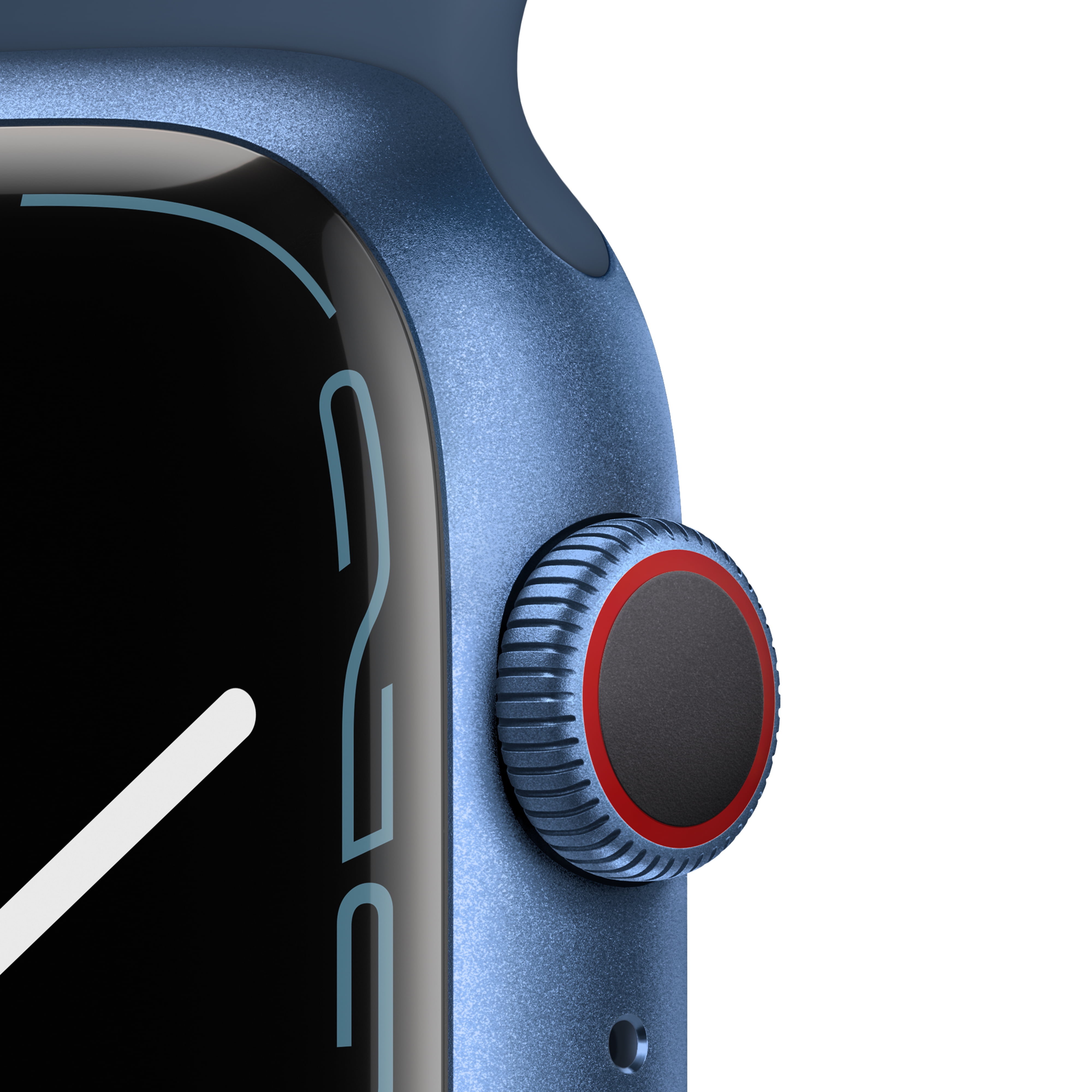 Apple Watch Series 7 GPS + Cellular, 45mm Blue Aluminum Case 