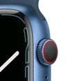 thumbnail image 5 of Apple Watch Series 7 GPS + Cellular, 45mm Blue Aluminum Case with Abyss Blue Sport Band - Regular, 5 of 10