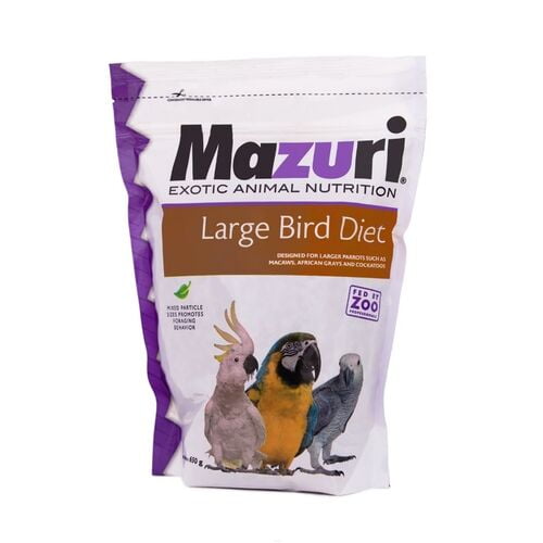 Mazuri Alimento Para Guacamayas Cacatúas Loros Grandes 650gr