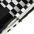 thumbnail image 4 of 3 Pcs Soft Bedding Set, Includes 1 Duvet Cover with Zipper And 2 Pillow Shams,Stylish Black And White Check And Stripes King(102"×90"), 4 of 8