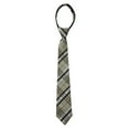 thumbnail image 1 of QUOTAY Kids Tie School Style Plaid Patterned Necktie for Easter & Boys Accessories Beige,One Size, 1 of 3