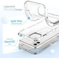 thumbnail image 3 of Étui de Protection Antichoc Robustes, Anti-Chute, Triple Couche Transparente Compatible avec iPhone 14, 3 of 8