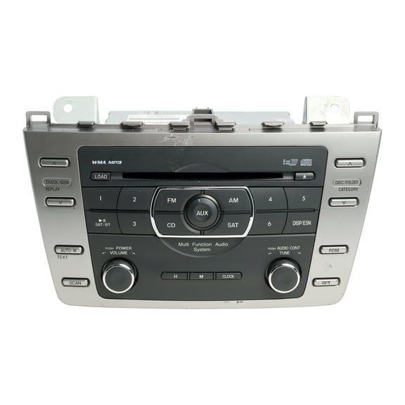 Restored 2009-2010 Mazda 6 AM FM MP3 Receiver With 6-Disc CD Player GS3N669RXD (Refurbished)