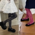 thumbnail image 3 of Yokua Womens Fishnet Stockings Rose Lace Tights Pantyhose Hollow out Patterned Tights, 3 of 20