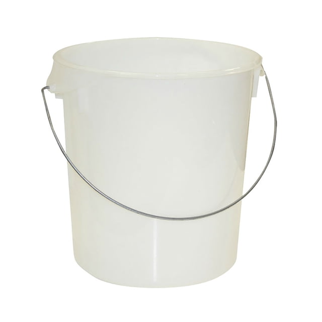 Rubbermaid FG572900WHT Conteneur de Stockage Rond 22 qt - Bâche Amovible, Blanc Poly