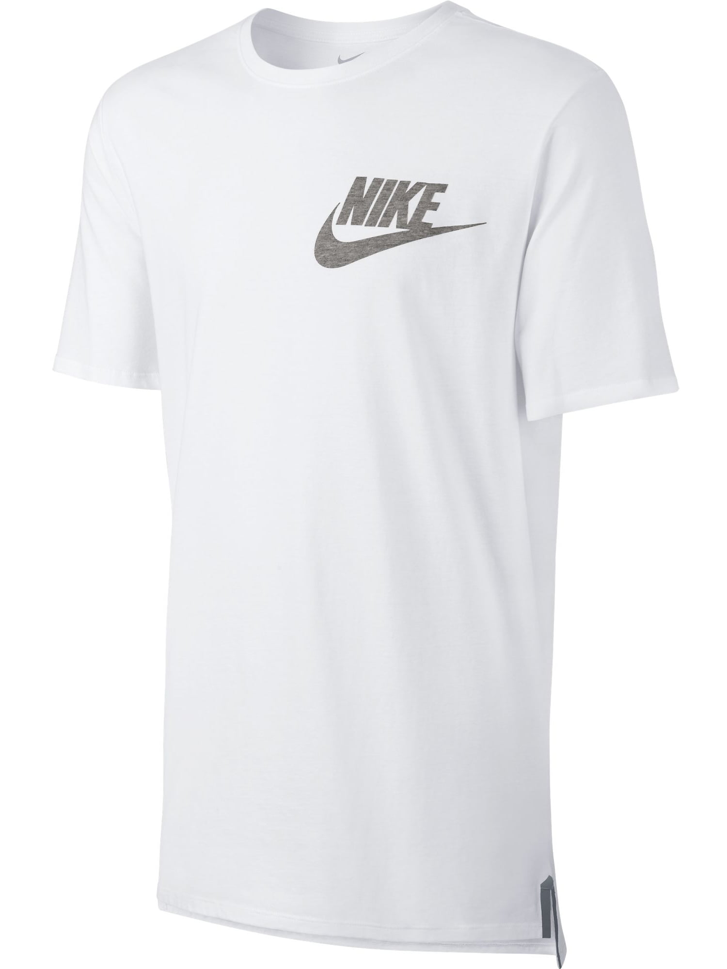 Nike - Nike Futura Drop Hem Men's T-Shirt Athletic White/Grey 799338 ...