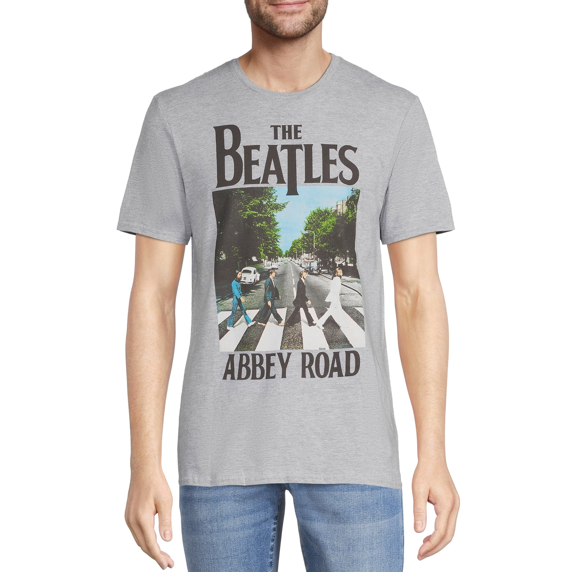 The Beatles Men's and Big Men's Abbey Road Graphic Tee, Sizes S-3XL