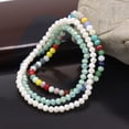 thumbnail image 3 of 3 Piece/pack Bracelets Set Multicolor Combination 4mm Crystal Beaded Bracelet Bohemian Jewelry Female Girl Gift Wholesale, 3 of 5