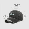 thumbnail image 3 of FeiraDeVaidade Vintage Hommes Femmes Lavé Coton Sergé Casquette Réglable Papa Chapeau, 3 of 7