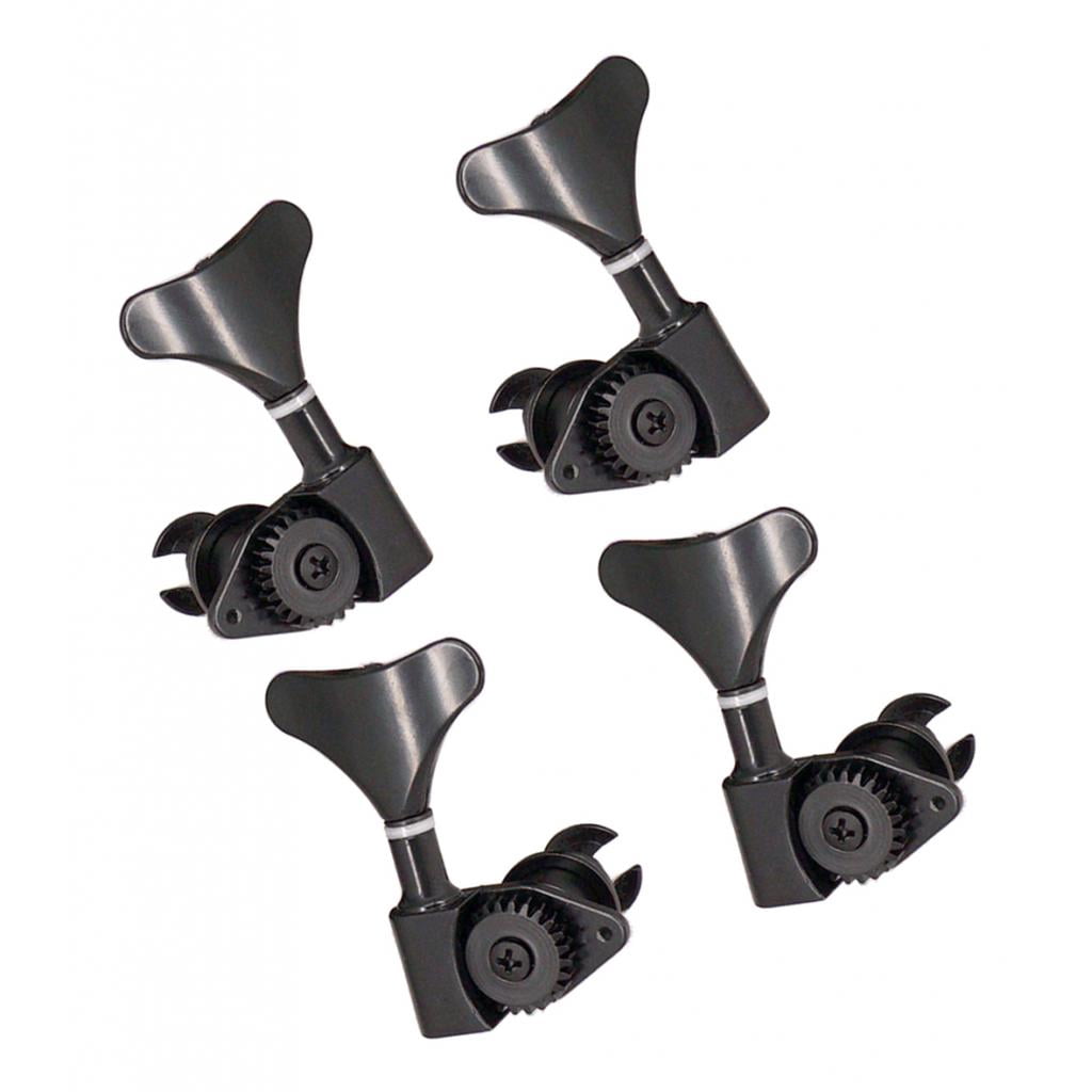 LeeQinersw 20Pcs Heads (10 For Right, 10 For Left) - Sealed Tuning Key Pegs Replacement For Electric Bass Instruments (Zinc Alloy)