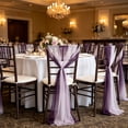 thumbnail image 4 of TACILIP Wedding Decor, 1PC Backrest Of Chair Chair Back Decoration Pearl Chiffon Fabric Beautiful Chiffon Curtain Wedding Hotel Decoration Chair Cover, Womens Gifts, 4 of 6