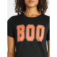 thumbnail image 3 of Halloween Women's Boo Sport Graphic Tee from Way to Celebrate, Sizes S-XXXL, 3 of 4