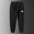 thumbnail image 4 of Pantalones de seda fina de verano para hombre, pantalones casuales para hombre, adolescentes, de secado rápido, deportivos, sueltos, de talla grande, pantalones de protección a la moda, 12 piezas, 4 of 5