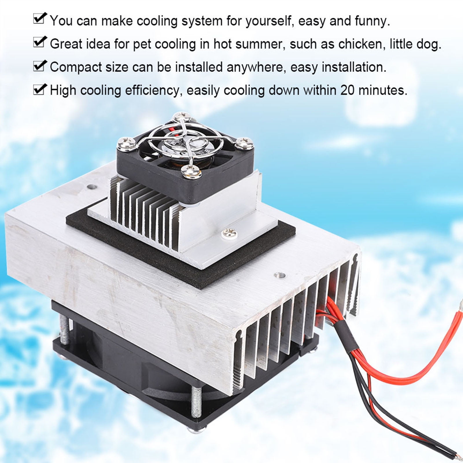 Thermoelectric Peltier Cooler Refrigeration Cooling System Heat