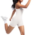 thumbnail image 3 of Body deportivo informal de color liso para mujer, ajustado, con tirantes, para yoga, danza, running y fitness., 3 of 5